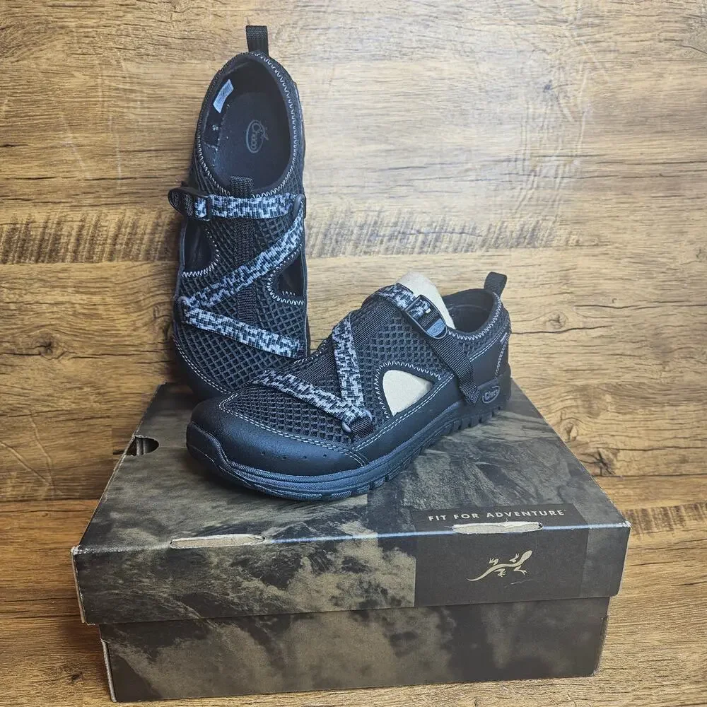 Chaco  Unisex Odyessy Sports Sandal sz 5 M BLack $54 outdoor hiking shoe